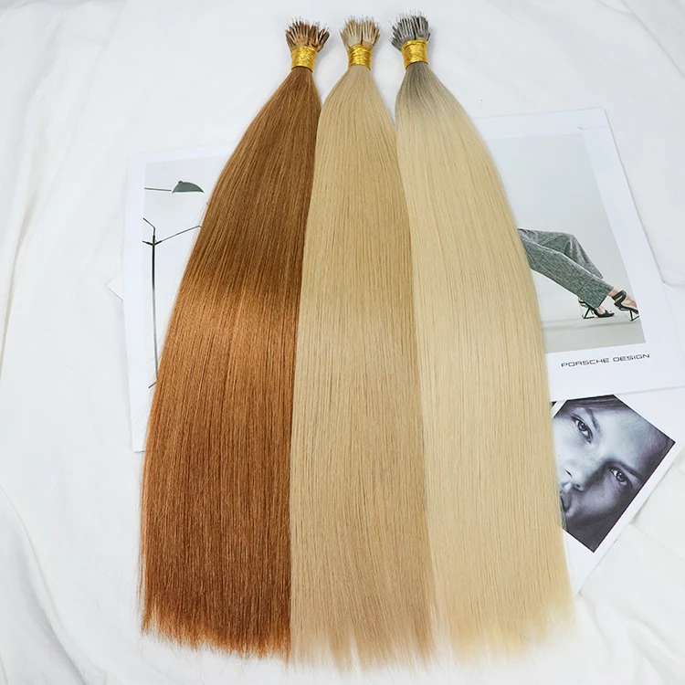 Super Double Drawn Invisible Nano Ring Hair Extensions 100% Remy Virgin hair High Quality Human Hair Extensions