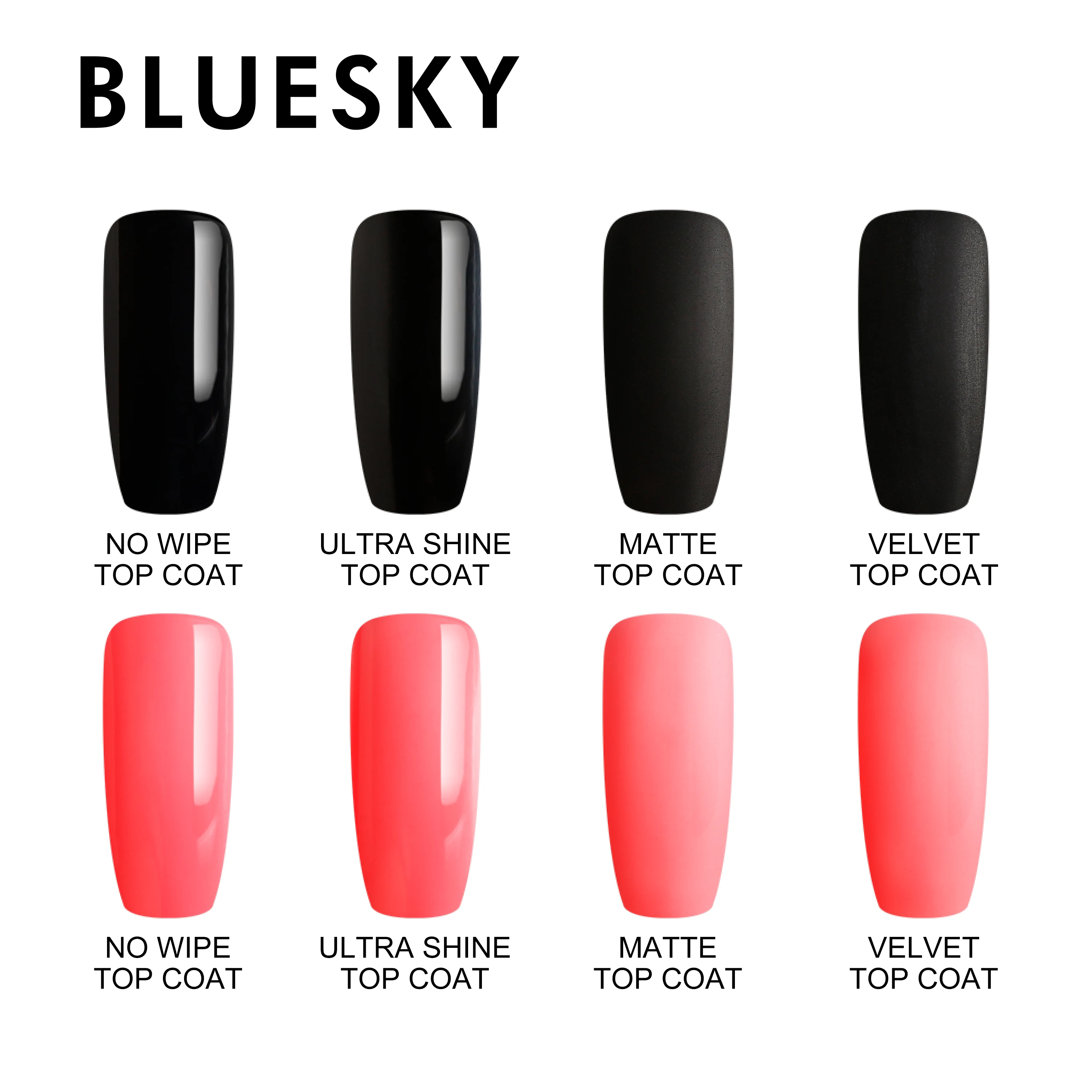  Женское топовое базовое и покрытие BLUESKY Гель-лак для ногтей легко снимается