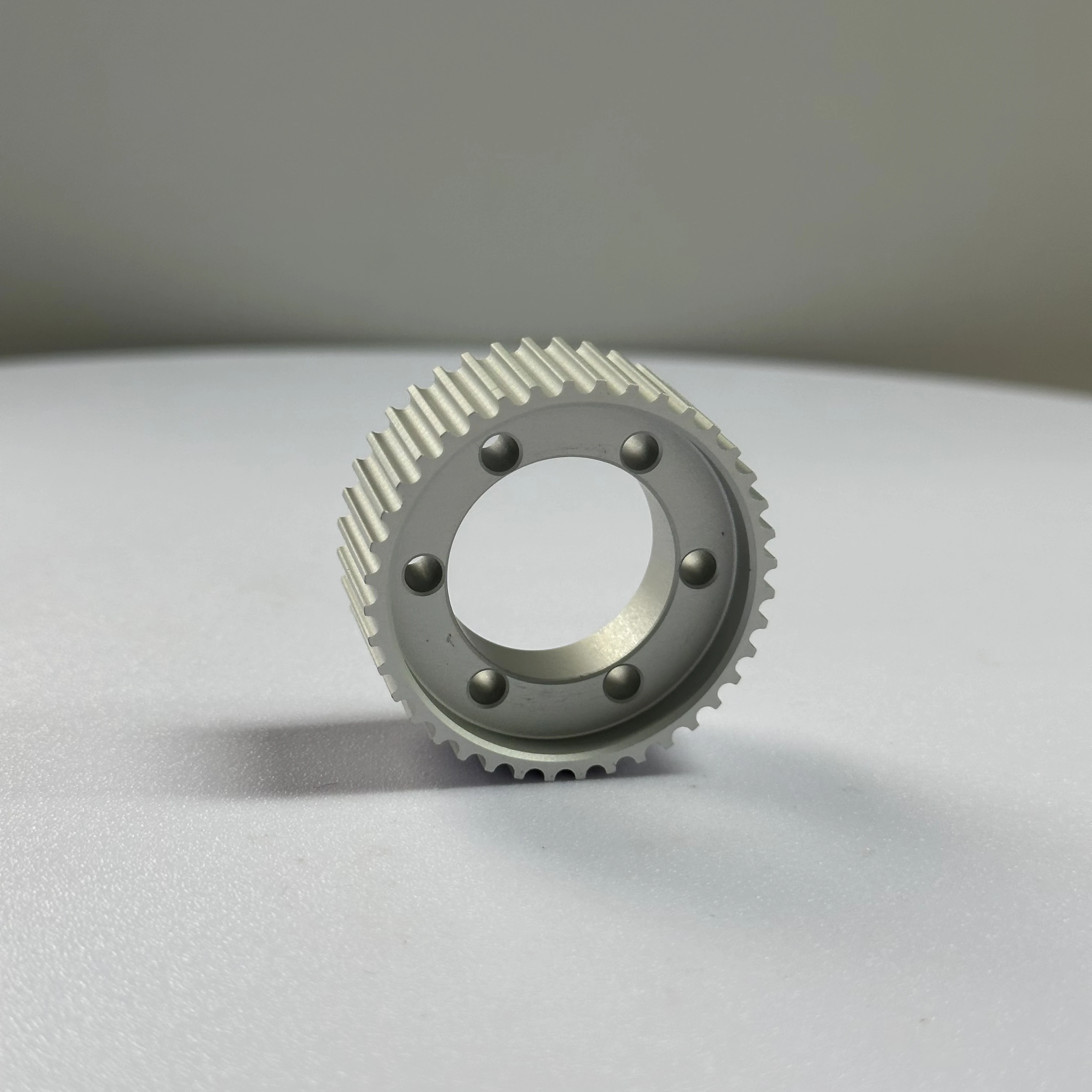 Unique Design High Quality 40 Teeth Aluminum Natural Anodizing Timing Belt Pulley for Machinery