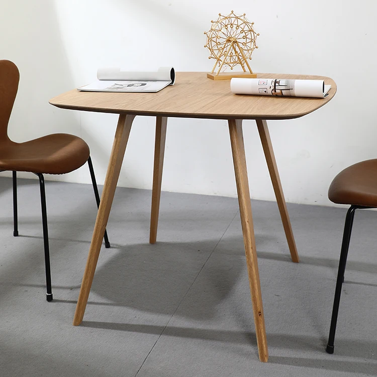 Original Factory Newest Natural Oak Low Price Restaurant Solid Wood Dining Table For Sale