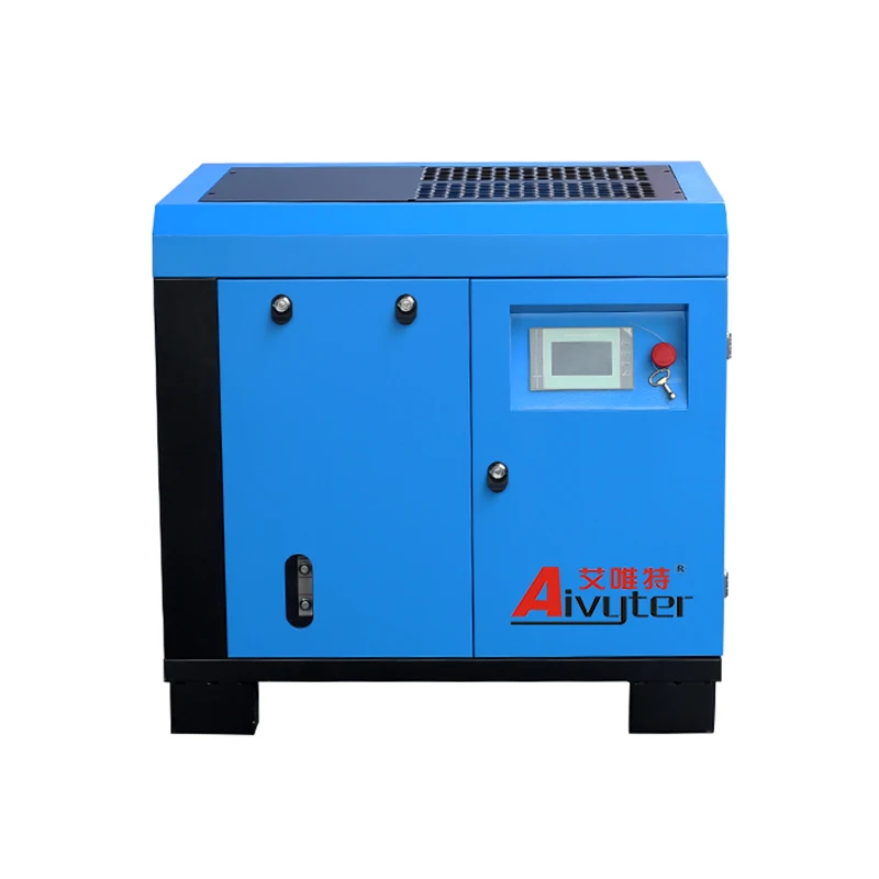 11kW 15Hp 8 Bar Direct Drive Frequency Very Low Noise Industrial Air Cooling Screw Air Compressor