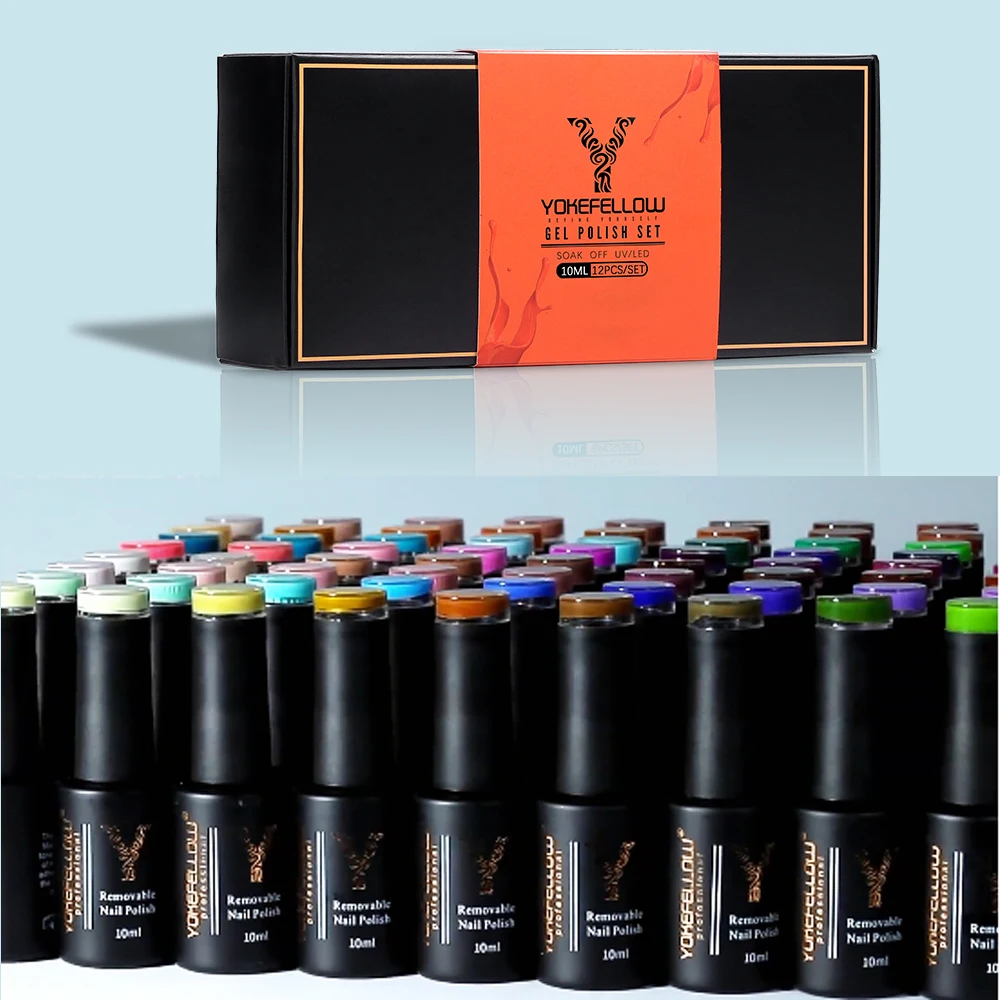 Wholesale Oem Private Label Colorful Uv Led Gel Varnish Semi Permanent Soak off Nail Polish for Nails Art