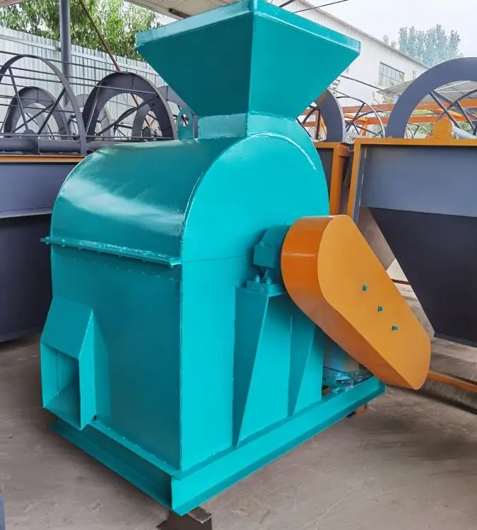 Chicken Sheep Manure Bio Organic Compost Fertilizer Use Half Wet Material Crusher Machine On Sale