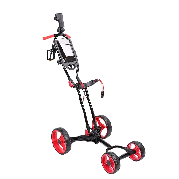 HOWTRUE The Latest Hot-selling Golf Folding  Push-pull Trolley Custom Golf Cart Aluminum Alloy