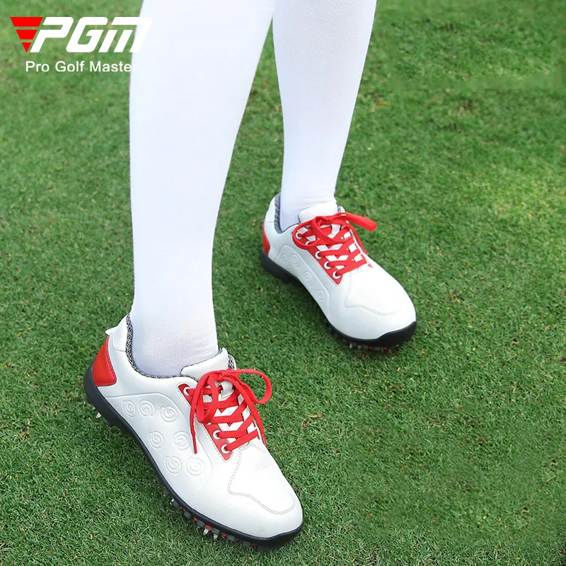 PGM XZ109 Водонепроницаемая Женская Съемная нескользящая обувь с шипами из микрофибры обувь для гольфа
