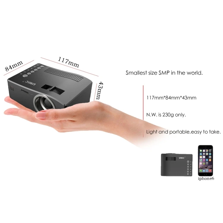 portable home theater 1080p 4k Full super clear led lcd Mini Projector for Home Cinema Office Meeting Video Game