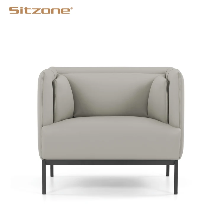 European Style Hot Selling White Leather Comfortable Sofa for Wholesale