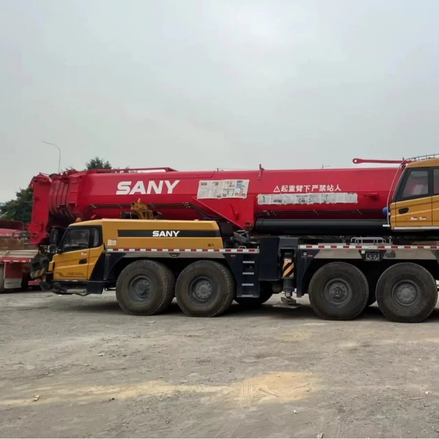 Подержанный автокран Sany STC500 гидравлический мобильный кран HBEST