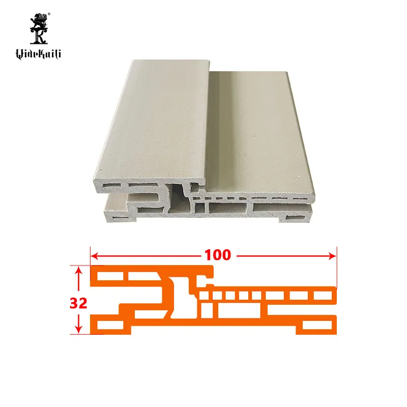Mid East Dubai Popular Extension PVC Laminate WPC Door Frame And Architrave