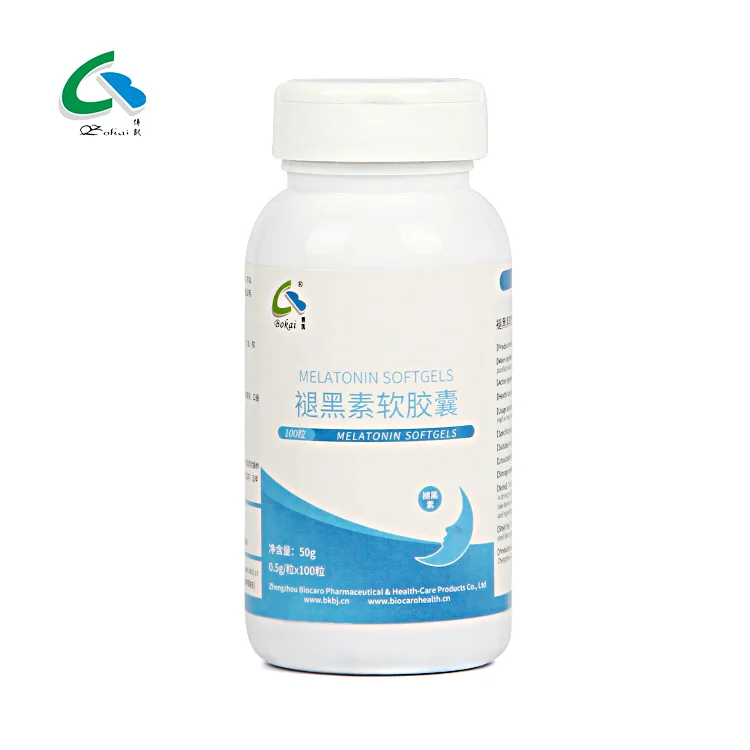 
Hot Sale GMP Factory Supply Melatonin Soft Capsule Improve For Sleep Well Private Label OEM Melatonin Capsule MT 