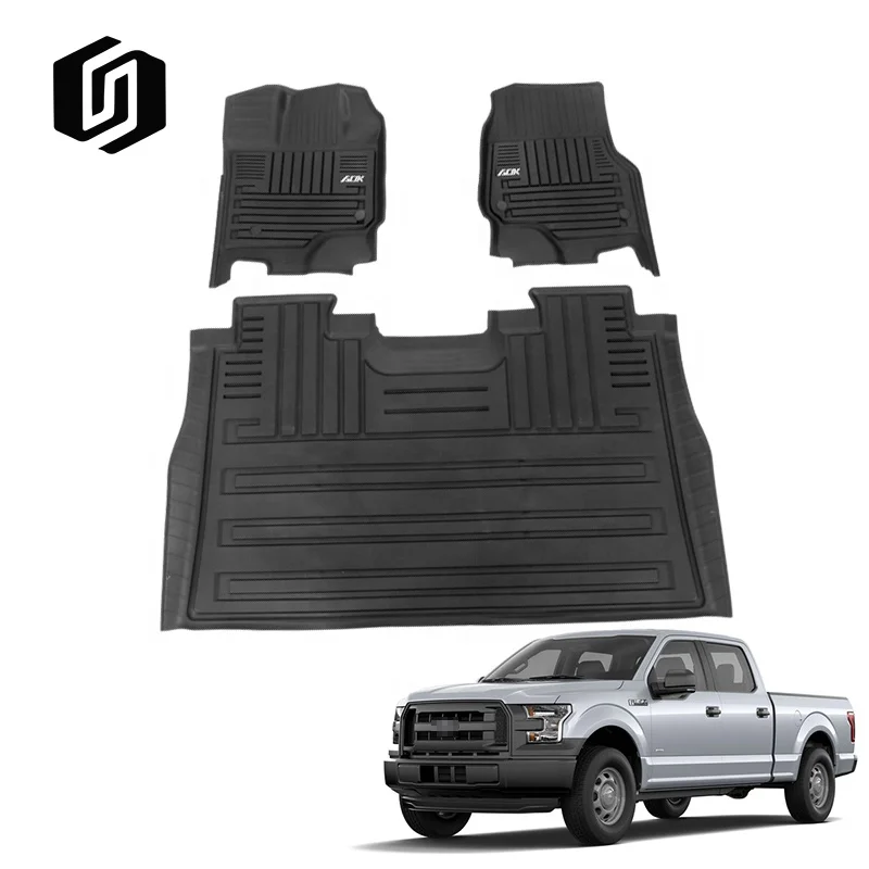 High quality Left Drive New Car Floor Mat Full TPE  Car Mat Liner For Car  for ford F150