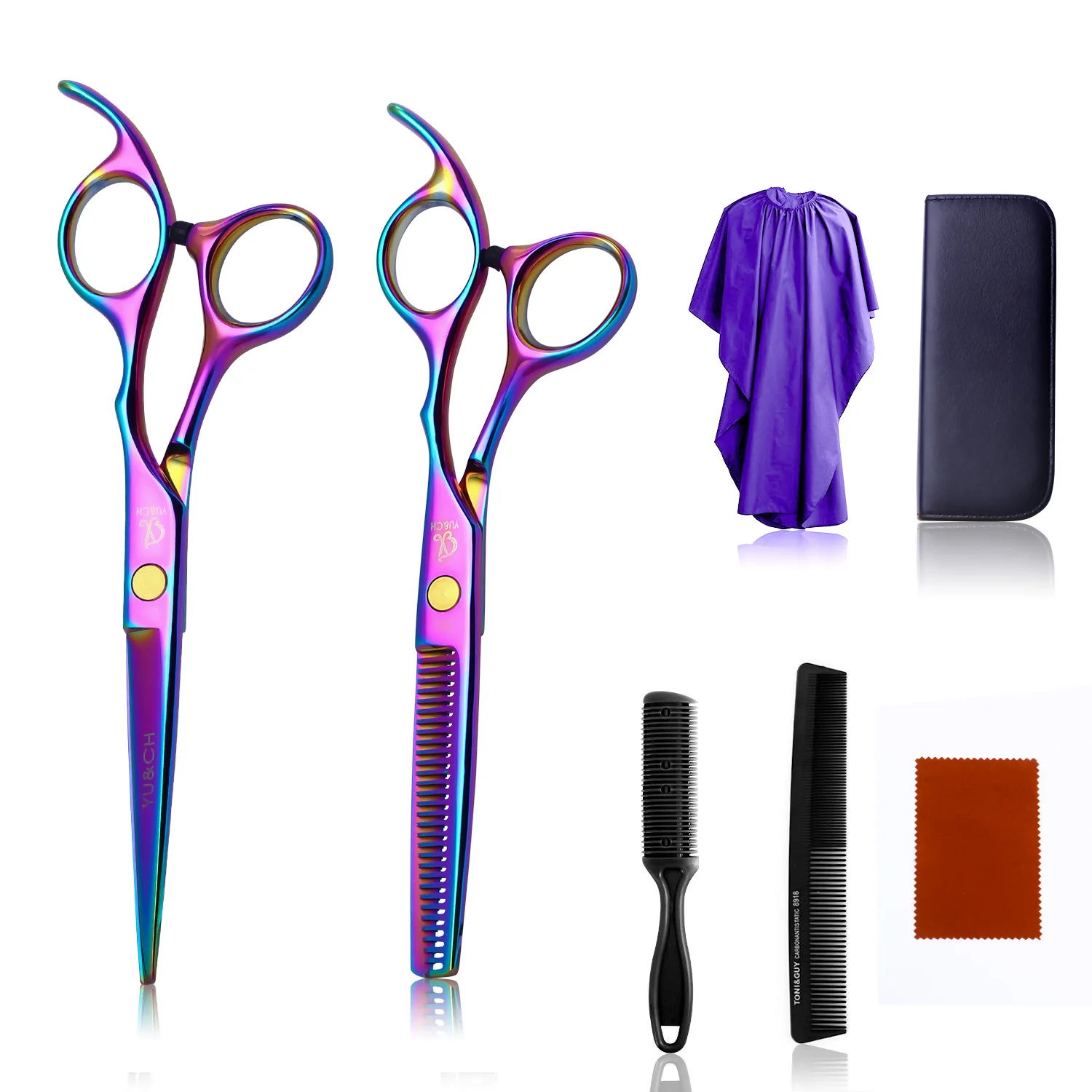High quality haircut carding Beauty Salon Scissors Set tools professional barber scissors