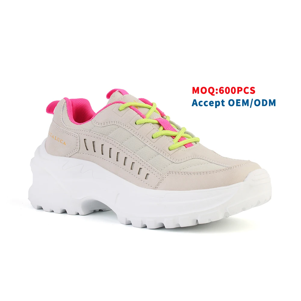 GT-21813W New Arrival Height Increasing Woman Sport Shoes Durable Breathable Wholesale Casual Shoe Woman