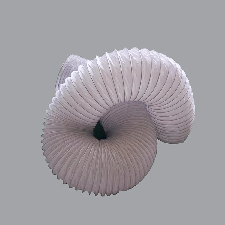 HAVC кондиционирования воздуха воздуховодов 4 дюйма PVC армированного стального провода гибкий воздуховод шланг