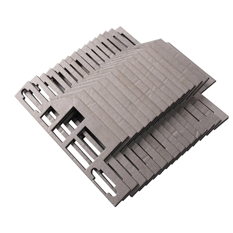 Supply gray conductive foam multi-shape foam molding processing Dongguan Bopu welcome to visit the factory