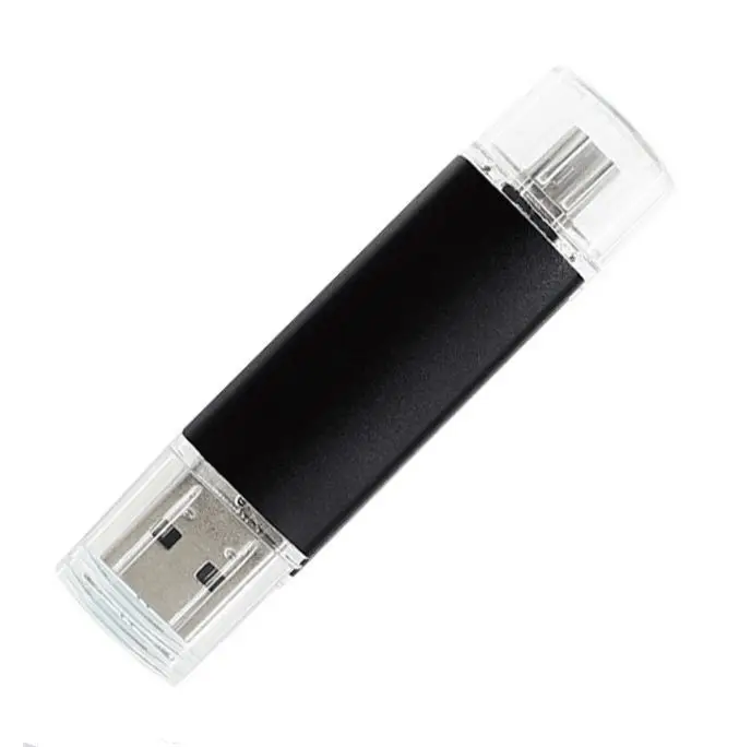 High quality 3 in 1 OTG Type C  Metal Usb flash drive Custom OEM logo USB 3.0 64GB 128GB pen drive metal USB flash sticks