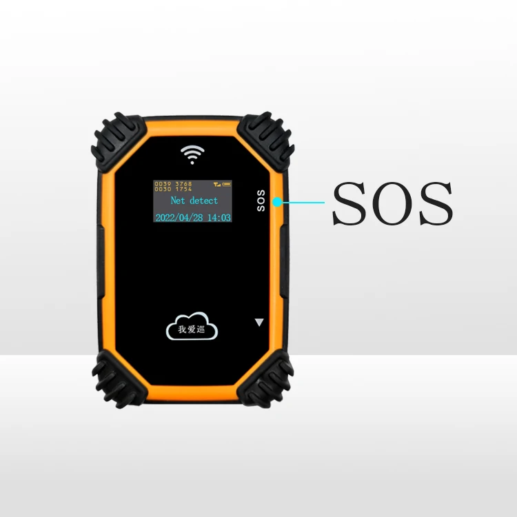 4G Network Security Patrol Checkpoint Devices Real time Gprs Guard Tour System with Cloud Software