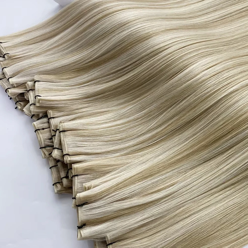 HaiYi Free Logo Design Large Stock Salon Professional Genius Virgin Cuticle Human Hair Extensions