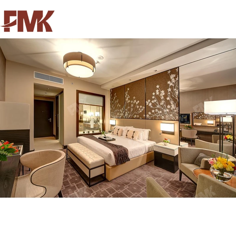 
5 Star Dubai Pullman Hotel Furniture Project Modern Bedroom Set 