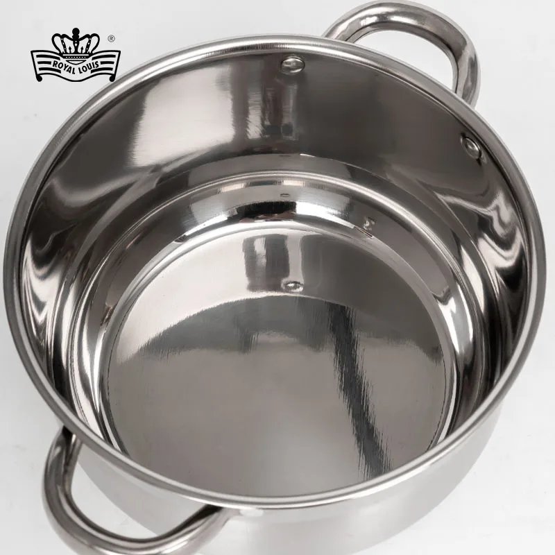 Customizable 10PCS 410 stainless steel kitchenware sets cookware with blue color box household hot selling sets cooking tools