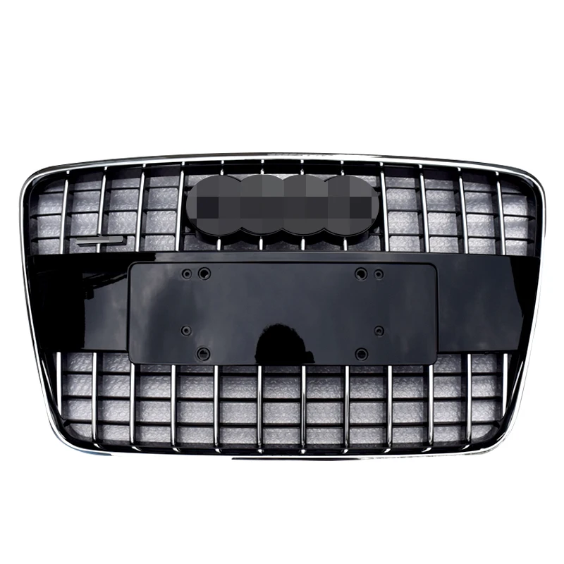 Передняя решетка бампера для Audi Q7 2005-2015, Facelift, Audi SQ7, Черная