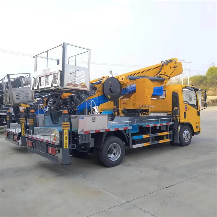 Best Isuzu 33M Aerial work platform truck overhead working truck aerial platform vehicle Bucket truck Hydraulic aerial cage