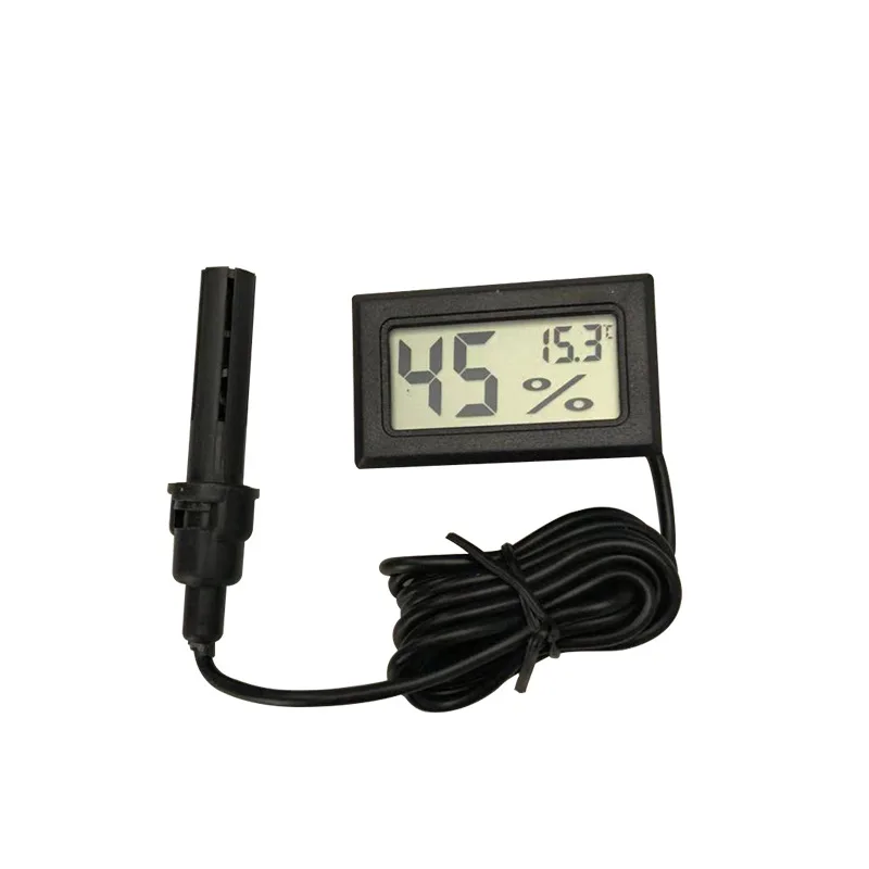 Цифровой ЖК-дисплей для аквариума холодильника морозильной камеры мини портативный Встроенный Термогигрометр с датчиком