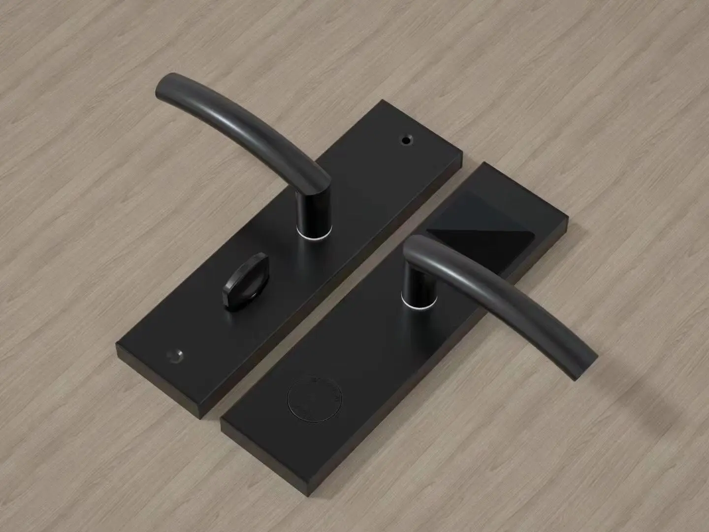 High quality cheap stainless steel hotel lock with free software smart card hotel door lock for hotel room lock