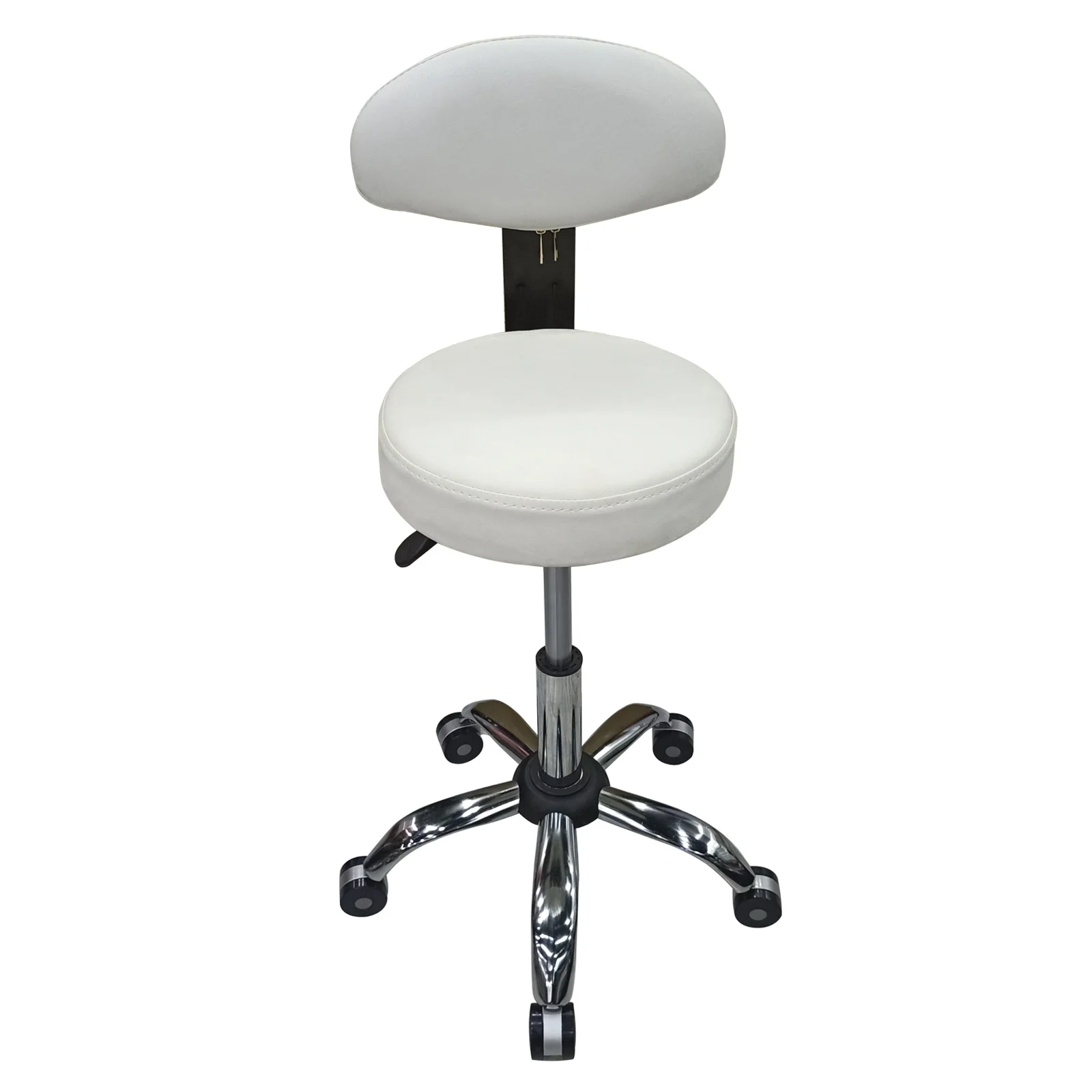 
360 degree swivel seat with backrest Cafe chair with smooth rollers Counter chair 