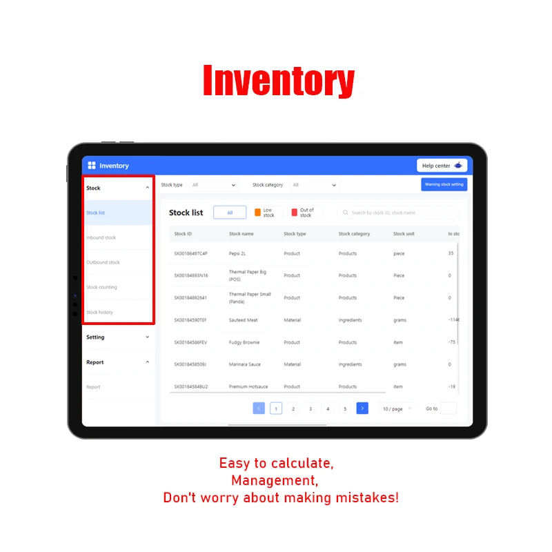 Best POS software system inventory and ordering system  POS system designed for fast food restaurant