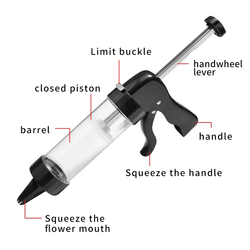 20 PCS Professional Cookie Press Cake Decorating Cream  Plastic Nozzles Dessert Tools Squeeze Cream Cake Cookie Icing Decoration