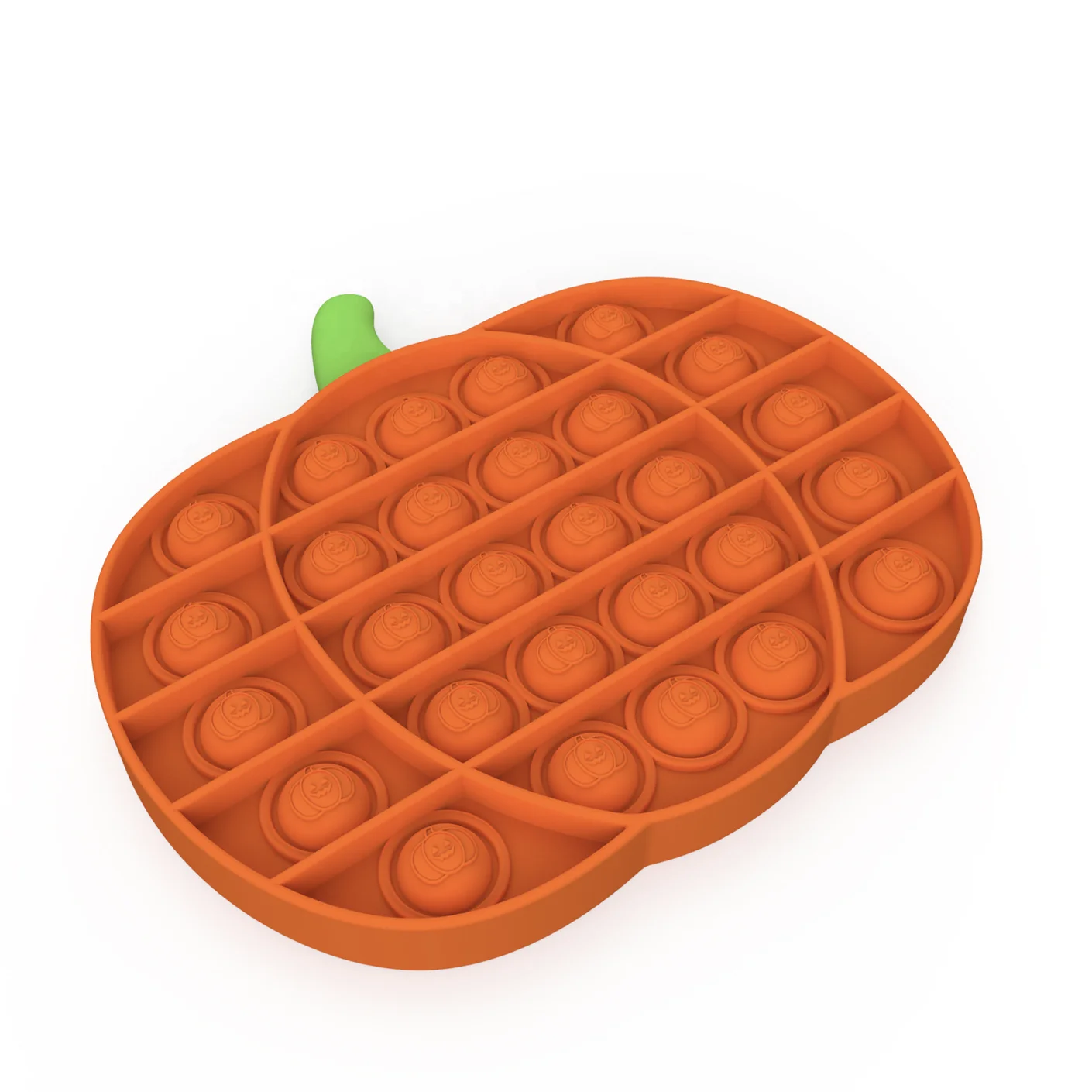 2021 Wholesale Best Seller Push Bubble Halloween Pumpkin Ghost Simple Dimple Bubble Fidget Tetris Toy Hand Fidget