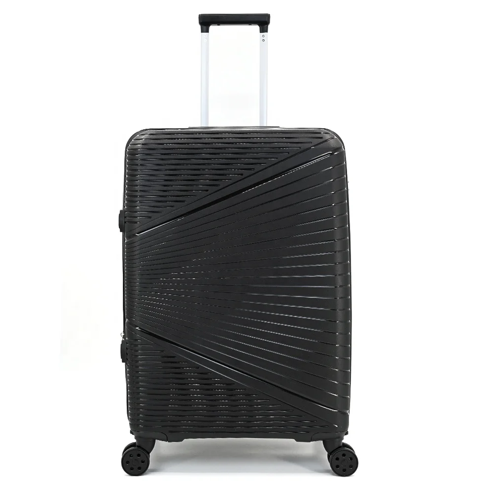 Custom Trolley Luggage Factory Price PP Luggage Set Wholesaler  Hard Shell Bag Travel Suitcase Luggage