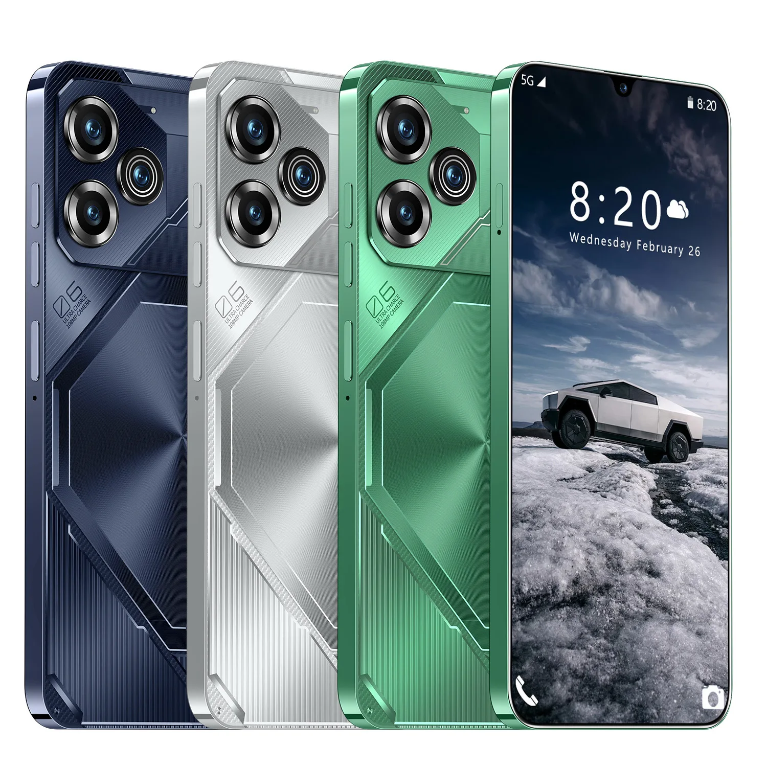 C Pova 6 Pro 4G/5G High end Large Screen New 6GB+128GB Smartphone Android Phone Manufacturer Direct Sales Low Price Hot Sale