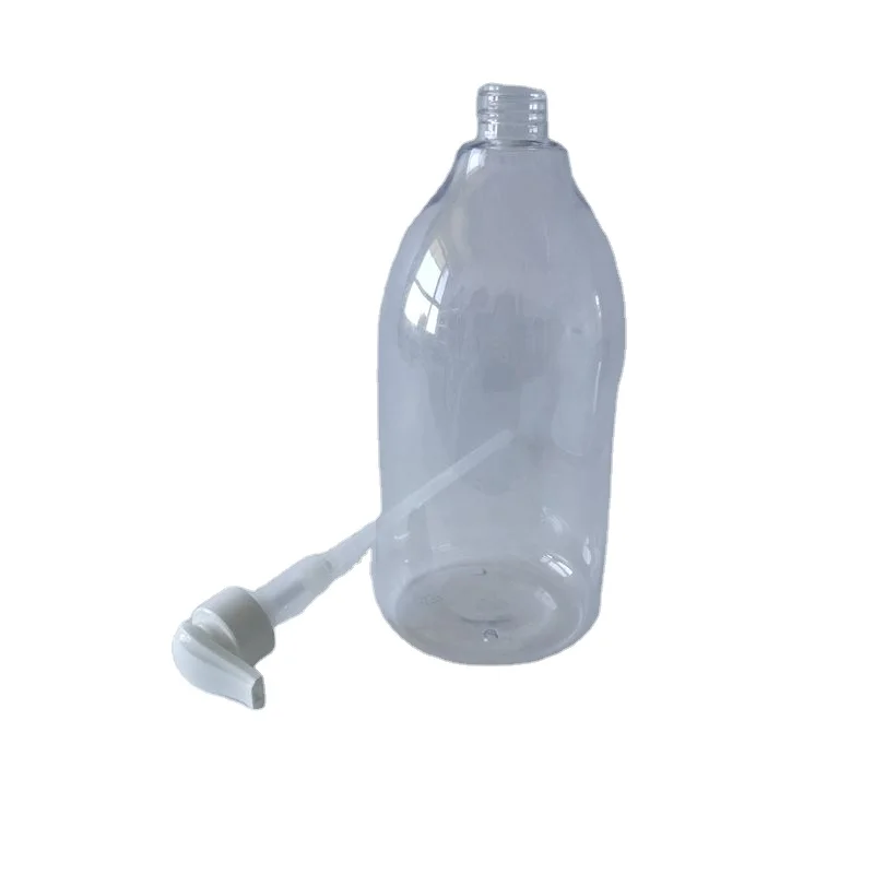 Manufacturers sell empty pet 2000ml shampoo, hand sanitizer with pump plastic bottle