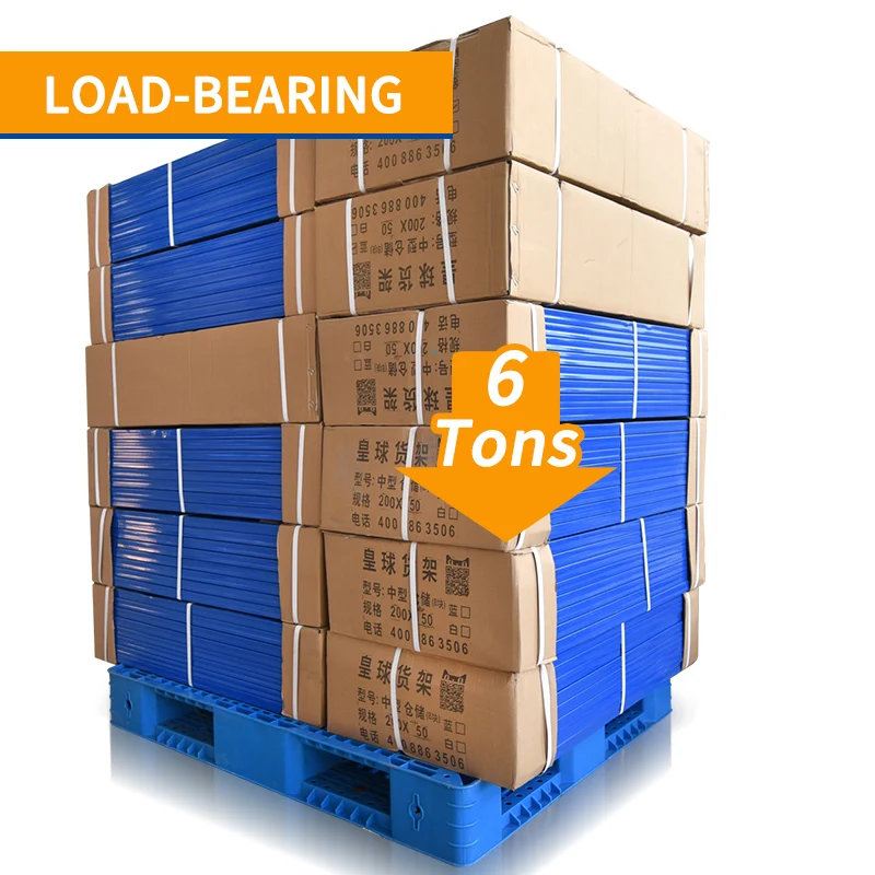 Custom 1200 x 1000 Heavy Duty Durable Double Sides Euro HDPE Large Stackable Plastic Pallet