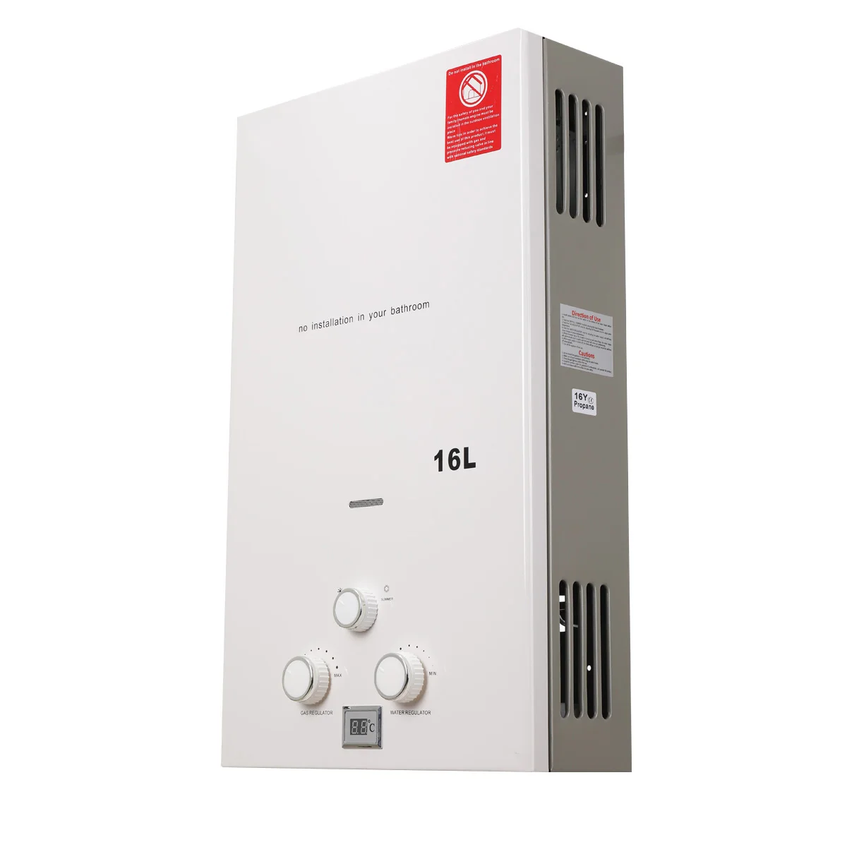 16L Indoor Tankless High Energy Efficient Household Natural Gas Hot Water Heater