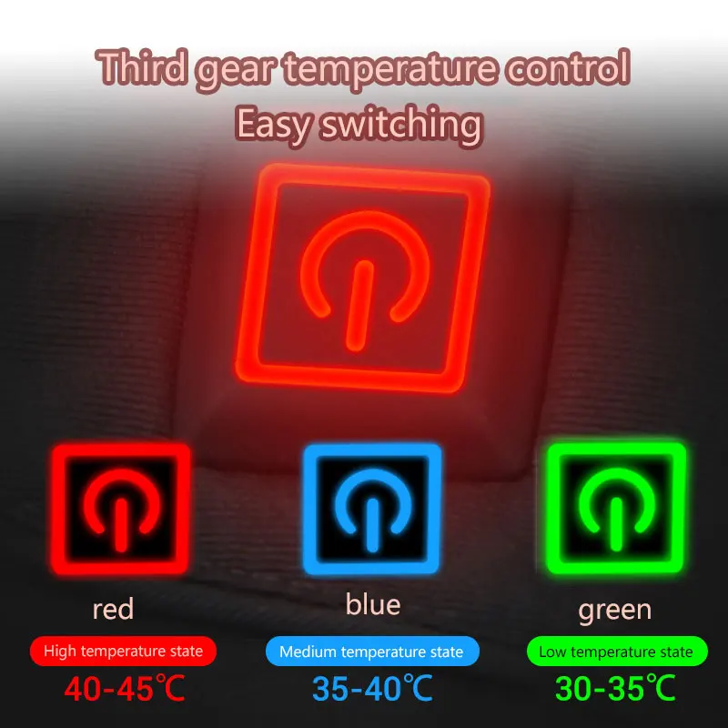 Rechargeable Electric Heating Gloves Waterproof Cotton and Nylon Heated Gloves for Snowboarding and Outdoor Activities