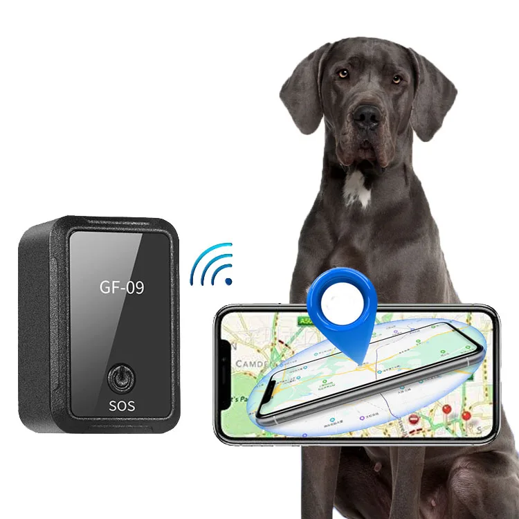 Cheap Mini far pet gps tracking chip for dogs locator chargeable SIM GF09 dog gps tracker