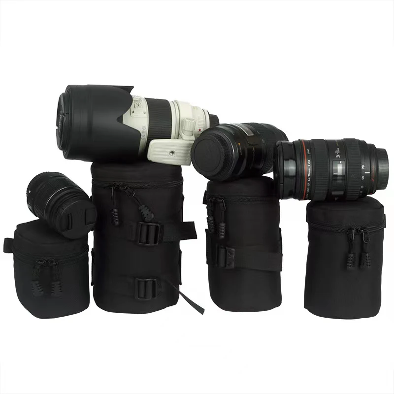 Manufacturing Custom Travel DSLR Compact Waterproof Small Digital Gear SLR Camera Lens Pouch Bean Bags Case Photography