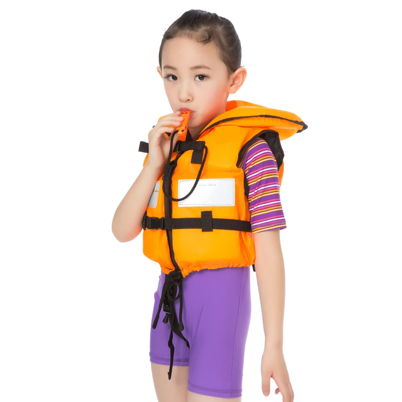 Bright color orange low price  life jackets for kids