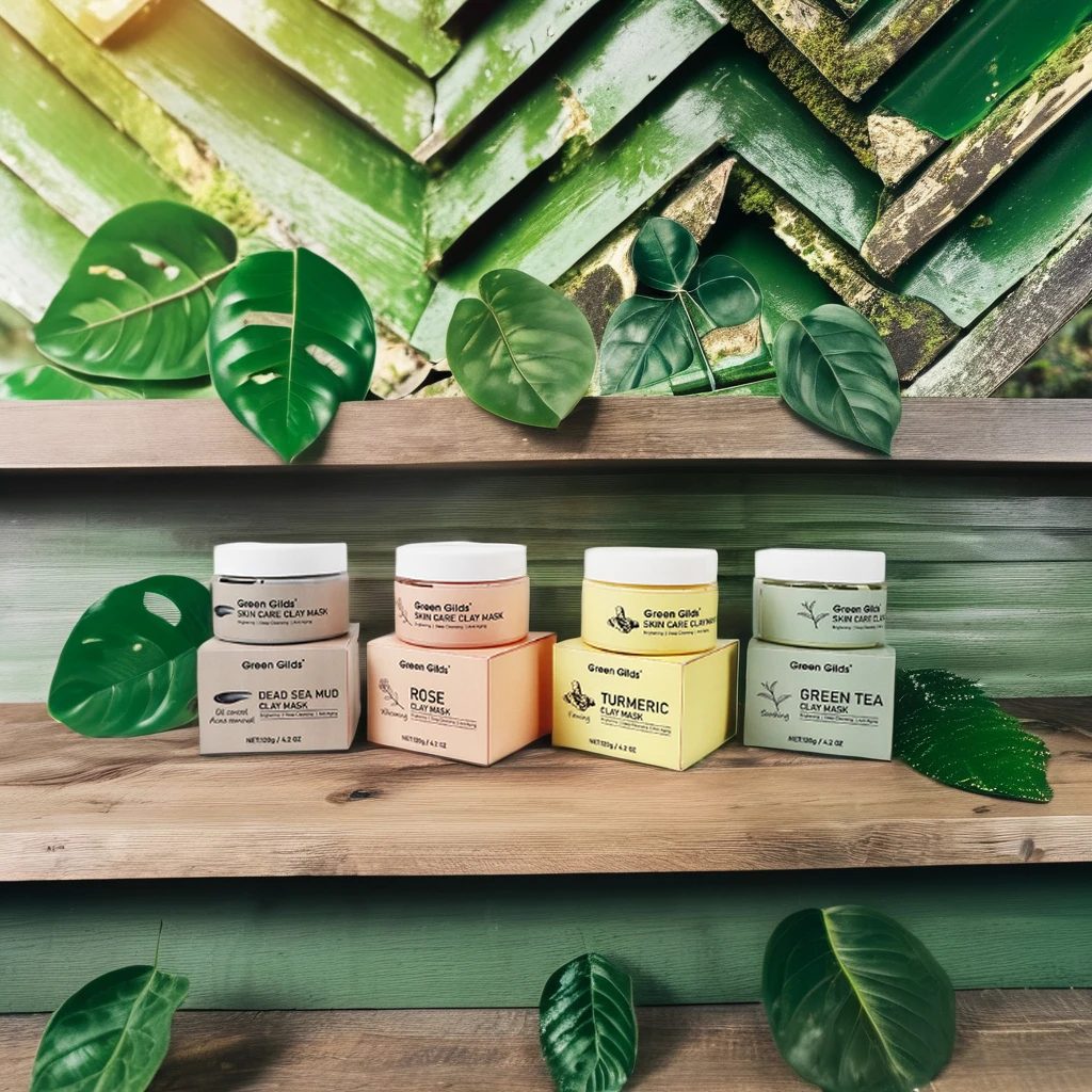 OEM ODM  Natural Ingredient Bath Gift Set  Hydrating and Moisturizing Clay Mask for Deep Cleaning