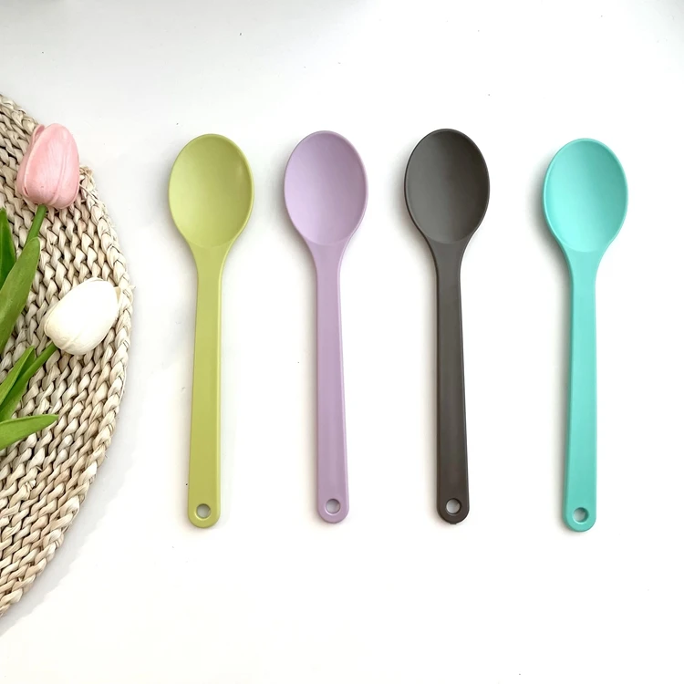 High Quality Safe Material Cutlery Set Salad Dessert Fork Plastic Rpet Soup Spoon