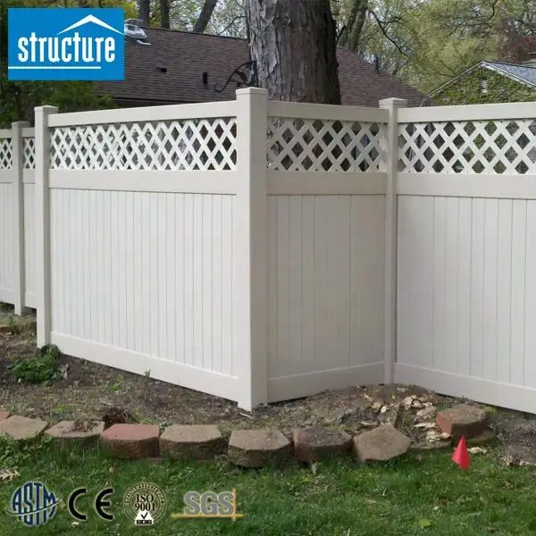 Высокое качество выгодная цена новый стиль садовая безопасность для строительства ПВХ Частный Дизайн забора