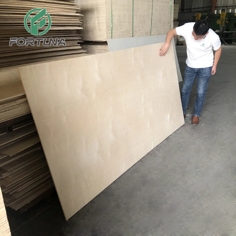 hot sale Birch Plywood 4/8 21 Uv Birch Commercial Plywood Sheet For Cnc Cutting And Dieboard
