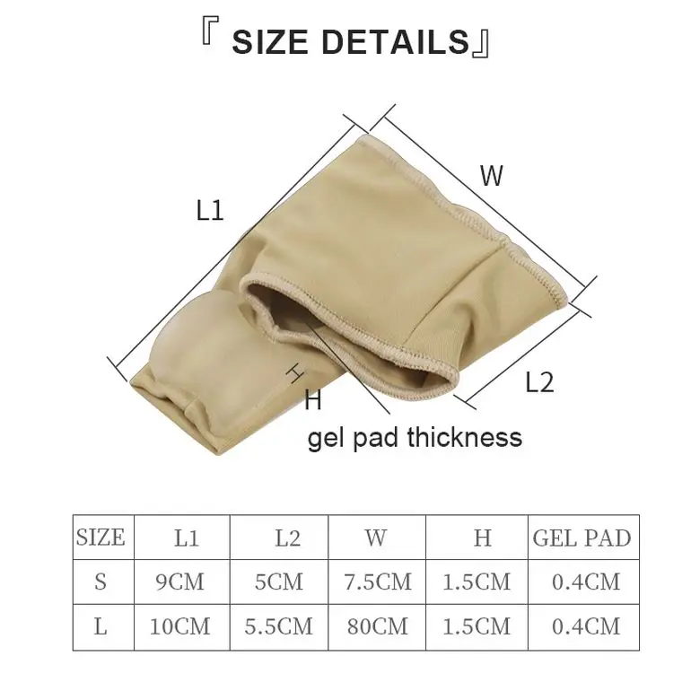 2 Pcs Bunion Corrector for Women Men Socks Comfortable Nonslip Corrective Toe De Silicone Anti Sock Sleeve Hallux Valgus