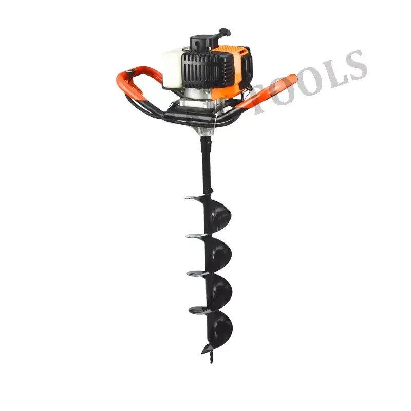 Nantian 52cc light weight earth auger  gasoline 2 stroke earth auger