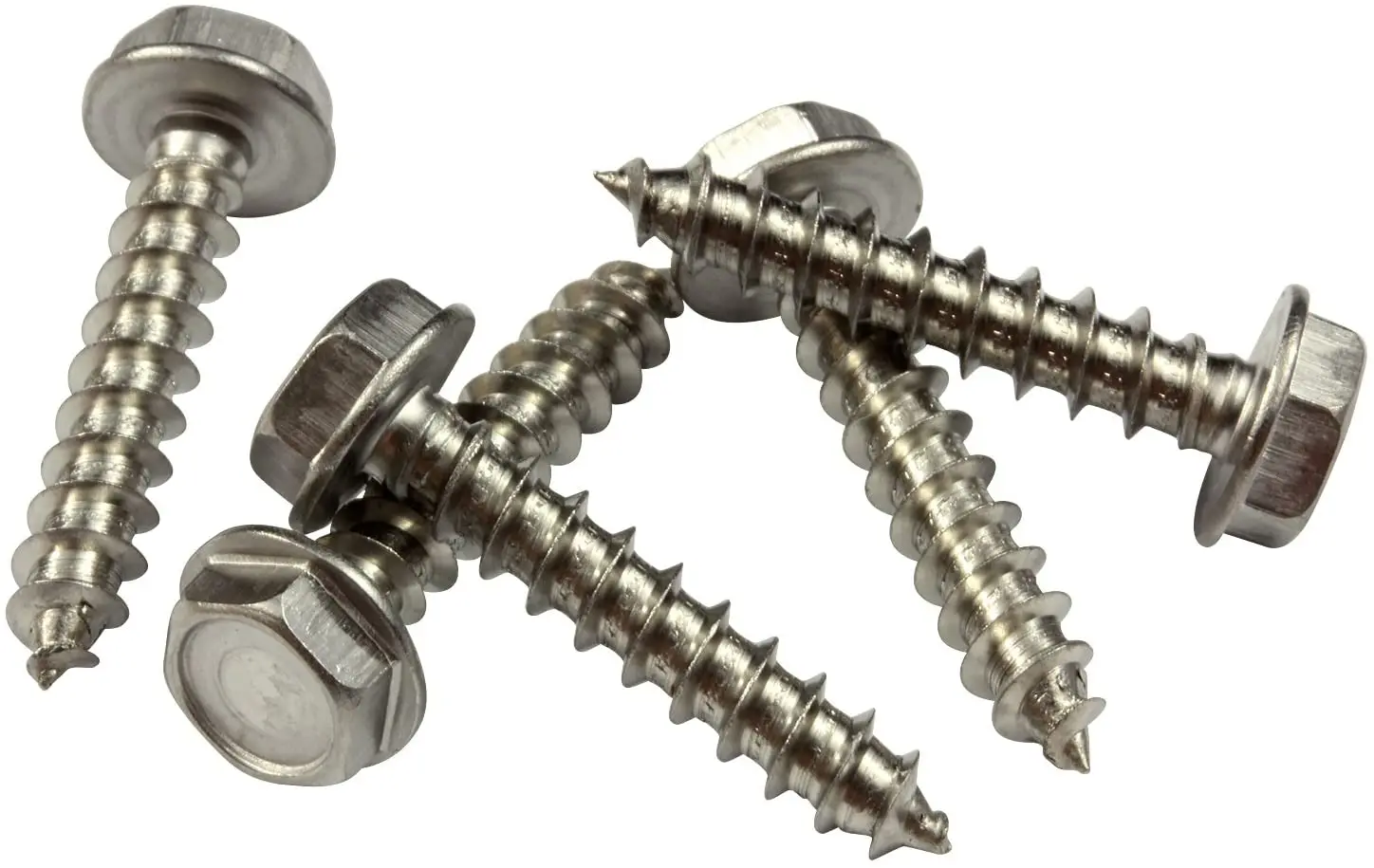 18-8 (304) из нержавеющей стали болты с шестигранной головкой саморезы с пресс шайбой для дерева