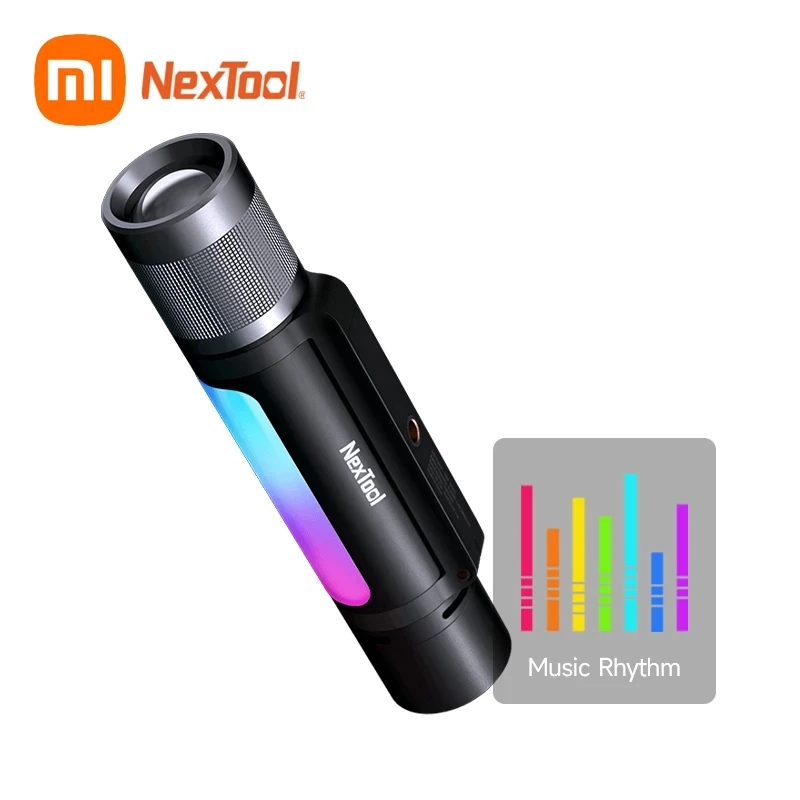 12 в 1 музыкальный фонарик Youpin Nextool водонепроницаемый динамик USB-C Powerbank с голосовым усилителем