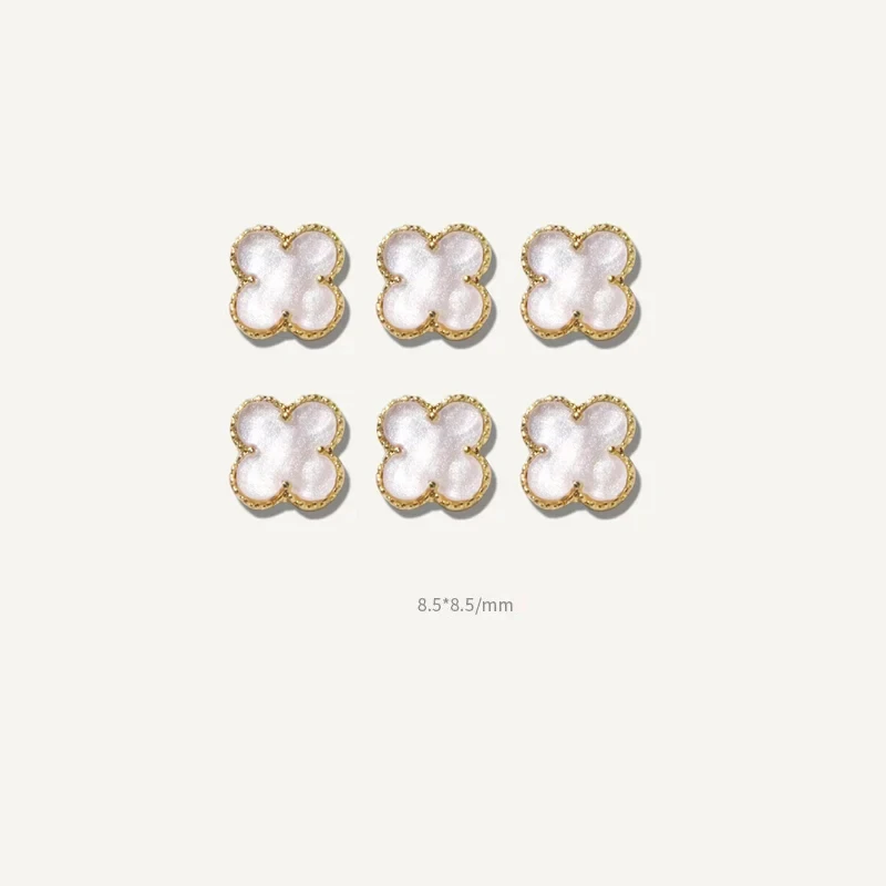Luxury Nail Charm Alloy leafage Shape Glitter Rhinestone Accessories Acrylic Nail Art Material Supplies